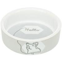 TRIXIE VOERBAK / WATERBAK KERAMIEK STRIP KONIJN ASSORTI 11 CM - thumbnail