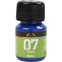 Creativ Company Permanente glasverf - briljant blauw, 30ml - thumbnail
