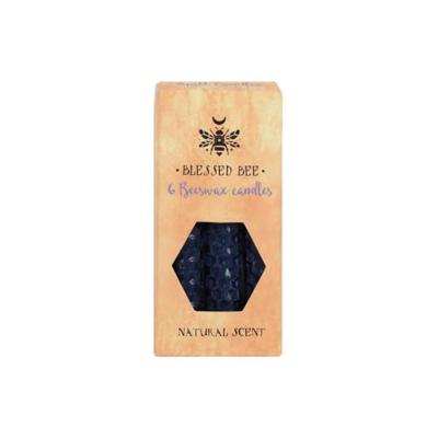 Bijenwas Spell Kaarsen (Blauw - 6 kaarsen) Bijenwas Spell Kaarsen (Blauw - 6 kaarsen)