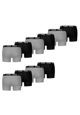 Puma Boxershorts Everyday Basic 2-pack Grey Melange / Black-L