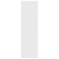 Boekenkast 97,5x29,5x100 cm bewerkt hout wit - thumbnail