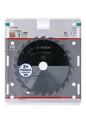 Bosch Accessories Bosch Power Tools 2608837721 Hardmetaal-cirkelzaagblad 216 x 30 mm Aantal tanden: 24 1 stuk(s)