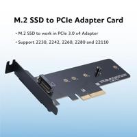 Akasa M.2 SSD to PCIe 3.0 x4 NVME adapter card AK-PCCM2P-01 - thumbnail