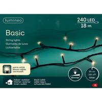 Lumineo Kerstverlichting basic warm-wit 240led - thumbnail