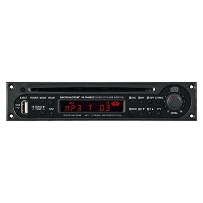 Monacor PA-1140RCD Radio/CD-module voor PA-systemen