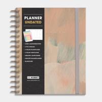Planner Undated Verfstructuur Grijsgroen - thumbnail