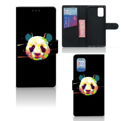 Samsung Galaxy A02s | M02s Leuk Hoesje Panda Color Samsung Galaxy A02s | M02s Leuk Hoesje Panda Color