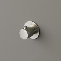 Stopkraan Hotbath Buddy Inbouw Thermostaat Geborsteld Nikkel (excl. inbouwdeel) - thumbnail