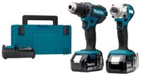 Makita DLX2339J 18V Accu combiset 2-delig (DDF482 + DTD156) 18V 3.0Ah in Mbox - thumbnail