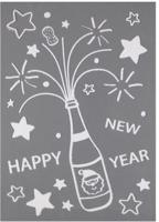 Raamsticker Happy new year 40 cm | 24 stuks - thumbnail