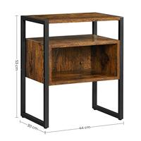 ACAZA Nachtkastje Vintage bruin - thumbnail