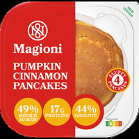 Magioni Pumpkin Cinnamon Pancakes 4 x 40 g bij Jumbo - thumbnail