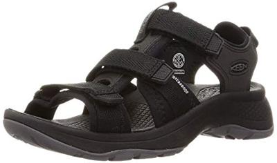 Keen Astoria West Open Toe Dames Sandaal Black/Black 10