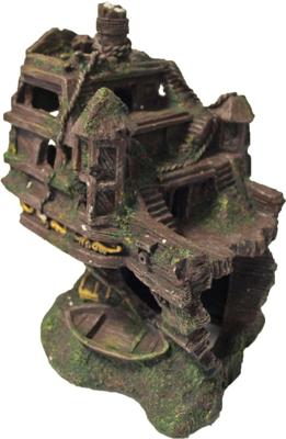 Polyresin ornament achterdeel schip 20x15x23 cm Gebr de Boon - Gebr de boon