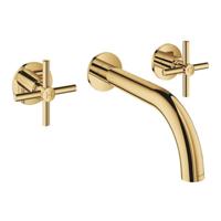 GROHE Atrio driegats wastafelkraan met twee kruisgrepen, Cool Sunrise - thumbnail