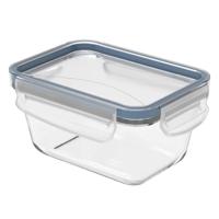 Rotho Clic & Lock Koelkast Bewaardoos 0.5L Horizon Blauw/Transparant/Glas - thumbnail