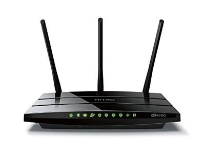 TP-Link AC1200 Dual-Band Wifi Gigabit Router, 5 Gigabit-poorten, 1 USB-poort, Cloud-ondersteuning, VPN-server, IPTV, Gastnetwerk (Archer C1200)