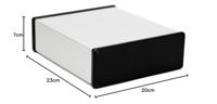 Hammond Electronics 1455U2202 Universele behuizing 220 x 191 x 66 Aluminium Geëxtrudeerd Aluminium (geëloxeerd) 1 stuk(s) - thumbnail