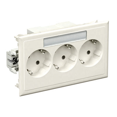 Schneider Electric 5940112 Inbouwdoos Wandcontactdoos dubbel 1 stuk(s) Wit