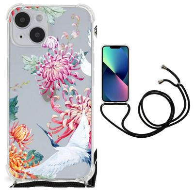 iPhone 14 Plus Case Anti-shock Bird Flowers iPhone 14 Plus Case Anti-shock Bird Flowers