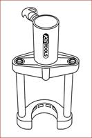 KS Tools 440.0180 Universeel persstatief, 9-delig - thumbnail