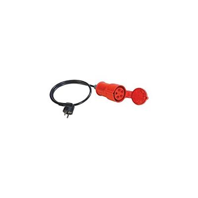 Benning Meetadapter | voor 3-fase verbruikers passief | 16 A CEE-veiligheidscontactstekker | Meting van Rpe/Riso/Iea | 1 stuk - 044122 044122