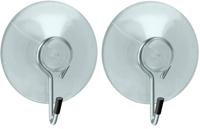 Metaltex Haken met Zuignap 2 Stuks - thumbnail