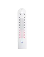 Nature Muurthermometer kelvin 2 wit - thumbnail