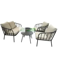 Vita Coversation Loungset - Zwart - thumbnail