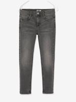 Slim fit jongensjeans Morphologik "waterless" heupomtrek MEDIUM denim donkergrijs - thumbnail
