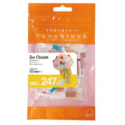 Nano Block Bouwset Icecream - 140st. Nano Block Bouwset Icecream - 140st.