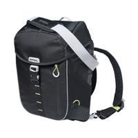 Basil miles daypack - sportieve fietstas - unisex - zwart/lime - thumbnail