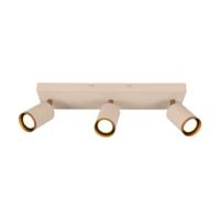 Lucide REGINA - Plafondspot - 3xGU10 - Taupe | Essential - thumbnail