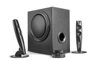 Wavemaster STAX BT 2.1 luidsprekersysteem (46 Watt) met Bluetooth-streaming actieve boxen gebruik voor TV/Tablet/Smartphone/PC zwart (66211) - thumbnail