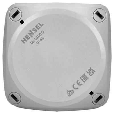 Hensel 62000442 Verdeeldoos Met steekklemmen, Verzegelbaar (b x h x d) 84 x 84 x 55 mm 1 stuk(s) Hensel 62000442 Verdeeldoos Met steekklemmen, Verzegelbaar (b x h x d) 84 x 84 x 55 mm 1 stuk(s)