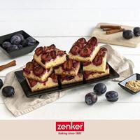 Zenker vruchtentaartvorm rechthoek black metallic 42x29x4cm - thumbnail