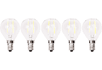 XQ-lite XQ1405 Filament LED lamp - Bolvorm - E14 fitting - 2 Watt - thumbnail