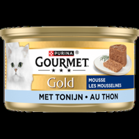 Gourmet Gold Mousse Kattenvoer nat met Tonijn bij Jumbo - thumbnail
