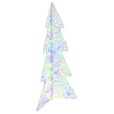 Kerstboom met 100 LED Multikleur 120 cm Acryl Kerstboom met 100 LED Multikleur 120 cm Acryl