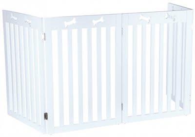 TRIXIE AFSLUITHEK WIT 4 PANELEN 60-160X75 CM