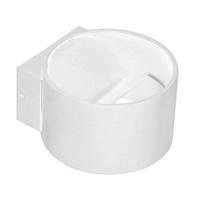 LED Wandlamp Rond 8W - Natuurlijk Wit 4200K - Mat Wit Aluminium - thumbnail