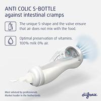 Difrax Doublepack S-babyfles Natural 250ml - Blossom/Caramel - thumbnail