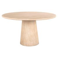 Richmond Ronde Eettafel 'Fictus' Travertin look, 140cm - thumbnail