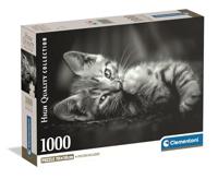 Clementoni High Quality Collection Puzzel Kitten 1000 Stukjes + Poster - thumbnail
