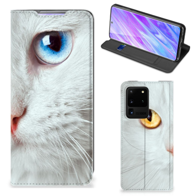 Samsung Galaxy S20 Ultra | Hoesje maken | Witte Kat
