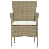 11-delige Tuinset poly rattan beige - thumbnail