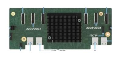 Intel 2HE-Midplane uitbreidingsplaat