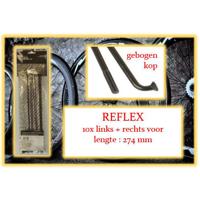 Miche spaak+nip. 10x lv+rv reflex zwart - thumbnail