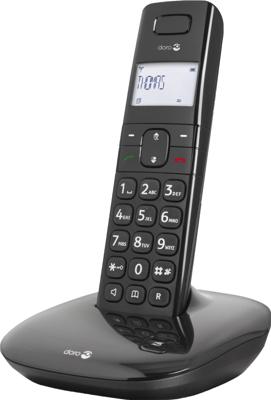 Doro Cf-1010 Single Black Dect with Speaker