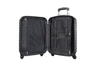 Juscha JU-45553 Reistrolley JSA, Mat Zwart, S, 52x36x18cm - thumbnail